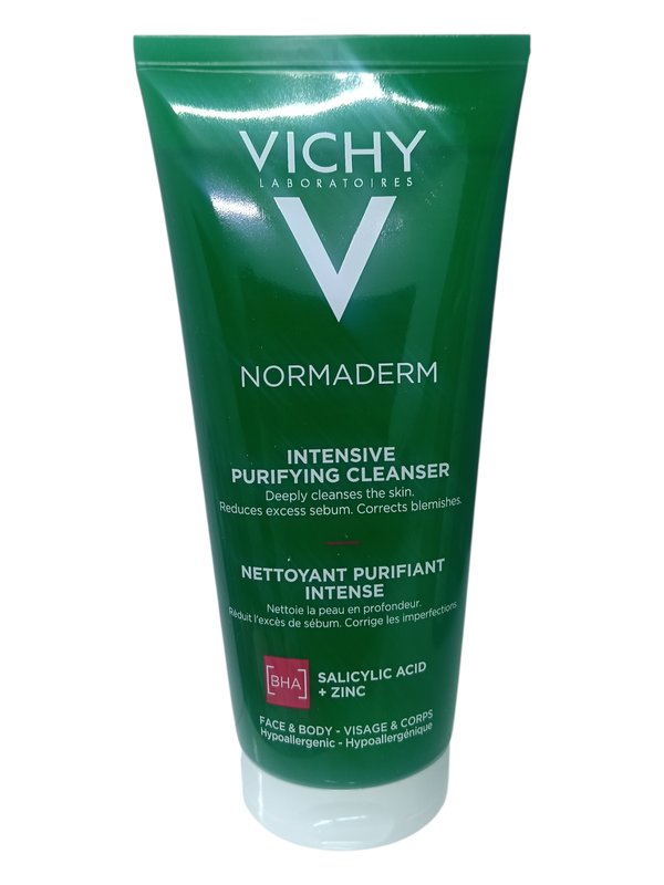 200ml  Vichy Normaderm Intensive Purifying Cleanser غسول فيجي
