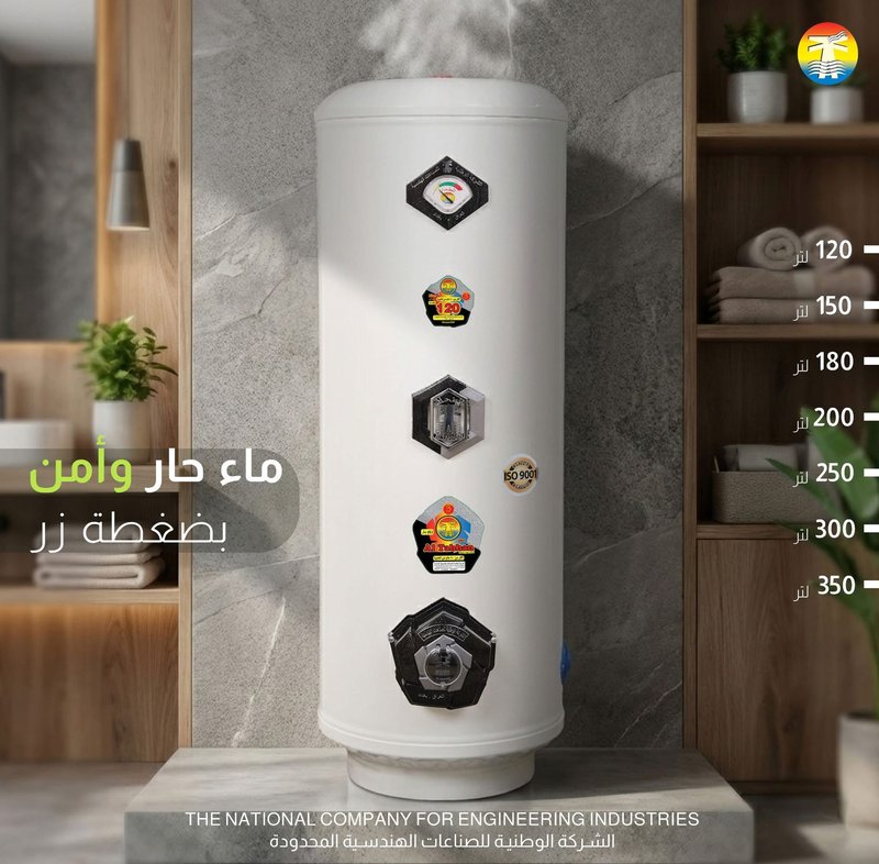 سخان الطحان 150 لتر 2 ملم