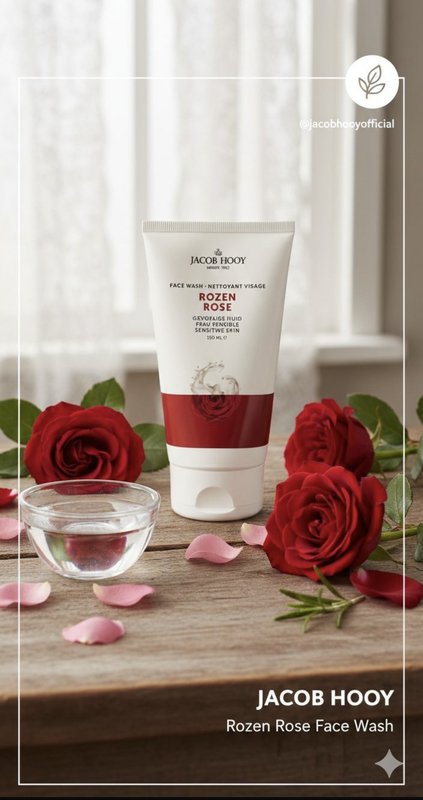 غسول وجه (Face Wash) من ماركة Jacob Hooy المعروفة في هولندا