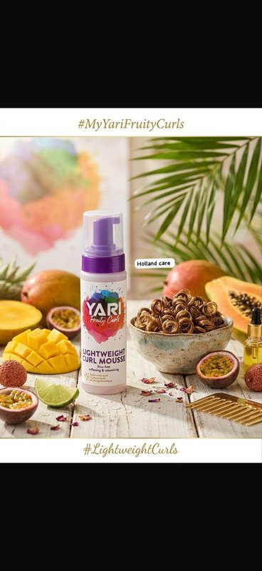 موس ياري فروتي كيرلز (Yari Fruity Curls Mousse)