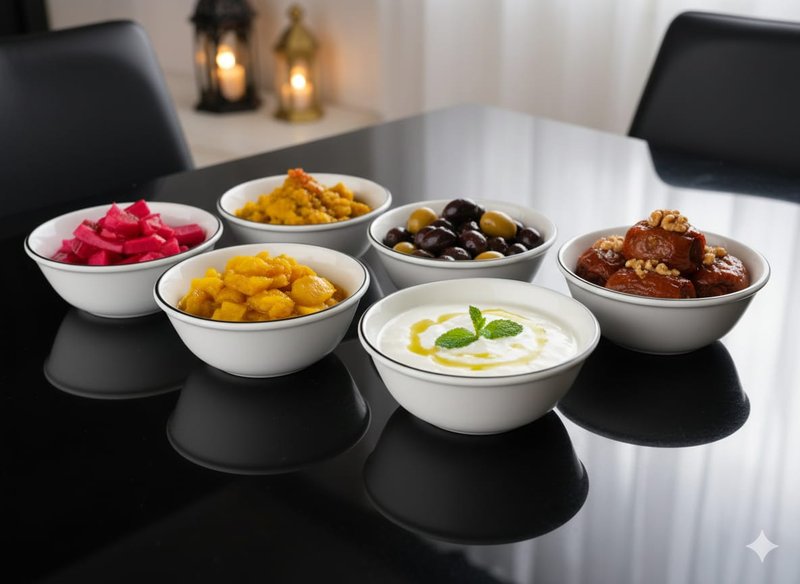 كاسات ابيض للطرشي اواللبن