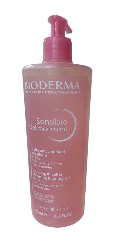 غسول بايودرما الوردي 500ml